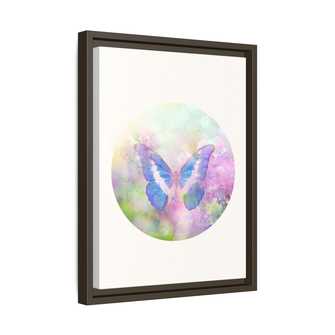 Canvas Wall Art - Sustainably Made Wall Décor - Lilac Butterfly