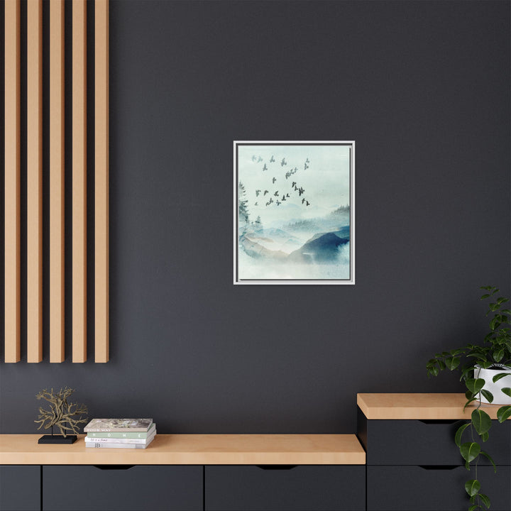 Canvas Wall Art - Sustainably Made Framed Wall Art - Morning Birds