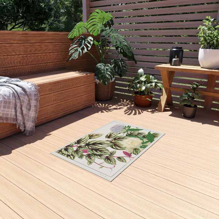 Outdoor Rug - Japanese Flowers 1