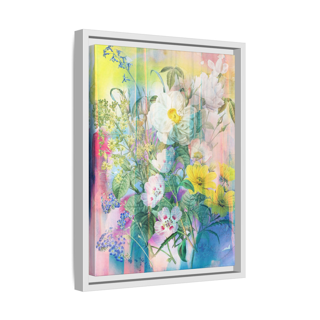 Canvas Wall Art - Sustainably Made Framed Wall Art - Electric Garden