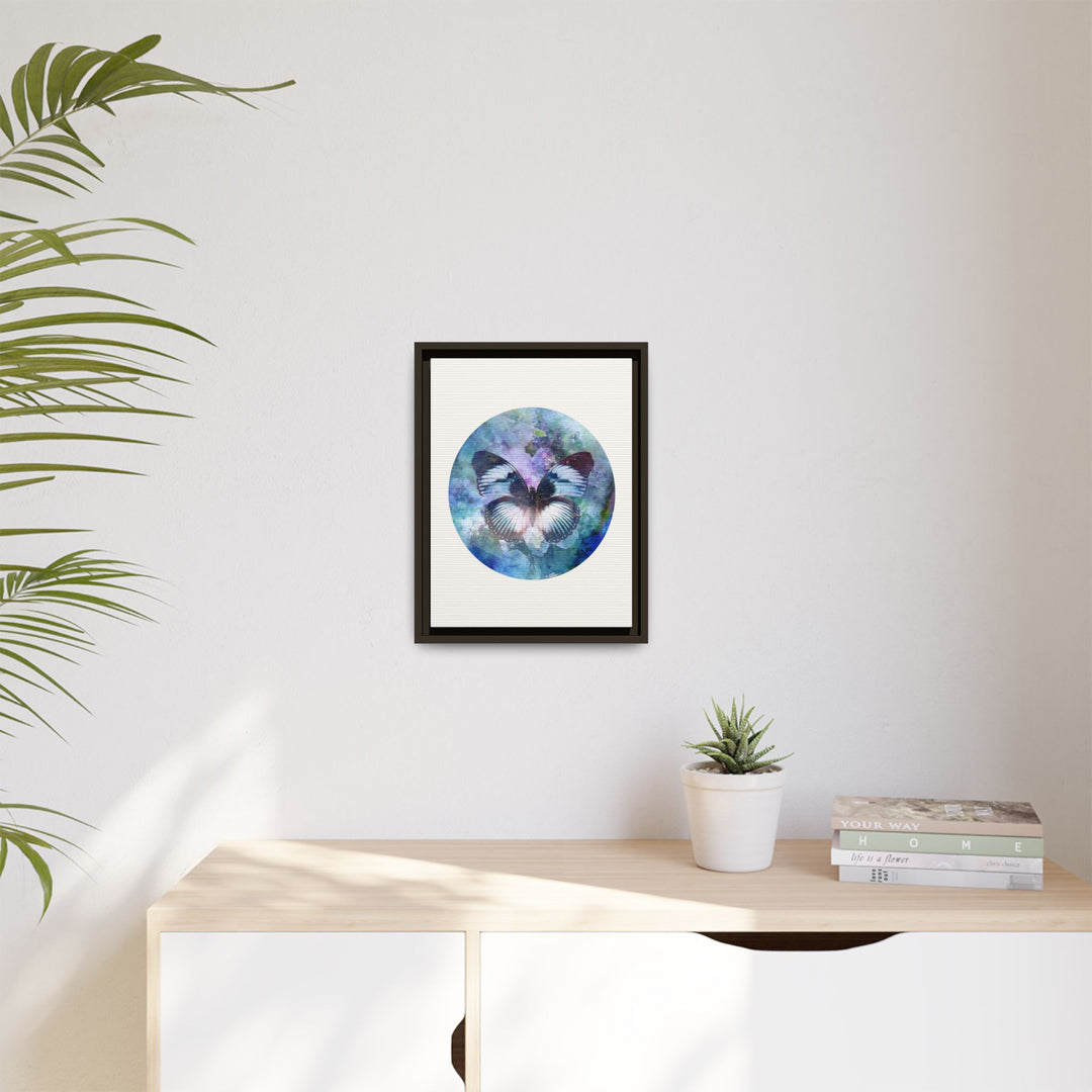 Canvas Wall Art - Sustainably Made Wall Décor - Lilac Butterfly