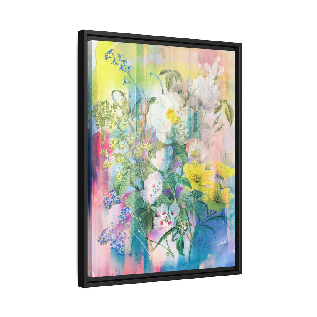 Canvas Wall Art - Sustainably Made Framed Wall Art - Electric Garden