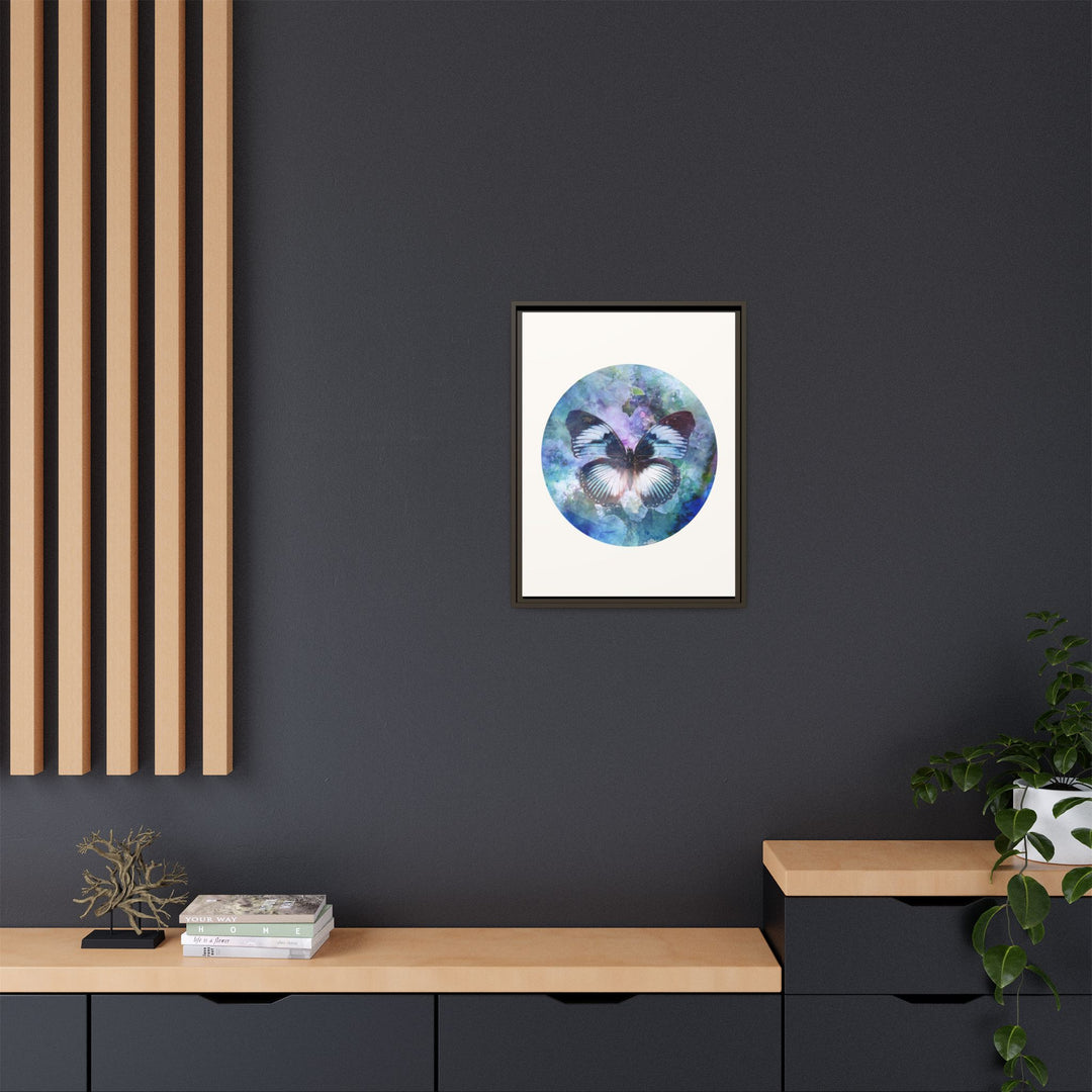 Canvas Wall Art - Sustainably Made Wall Décor - Lilac Butterfly