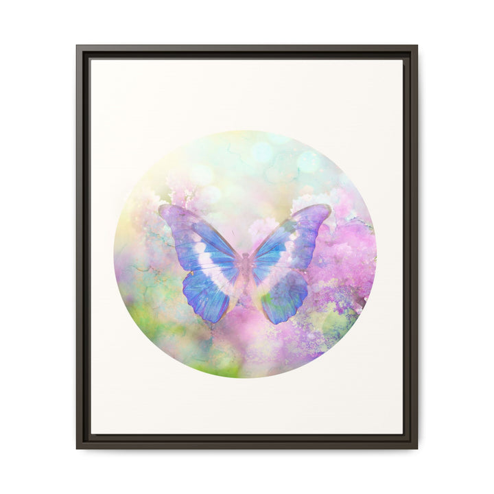 Canvas Wall Art - Sustainably Made Wall Décor - Lilac Butterfly