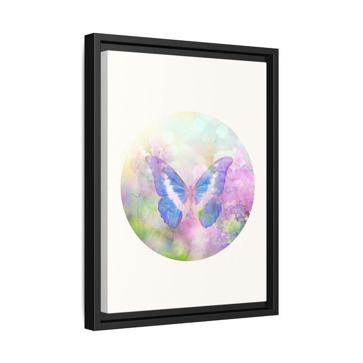Canvas Wall Art - Sustainably Made Wall Décor - Lilac Butterfly