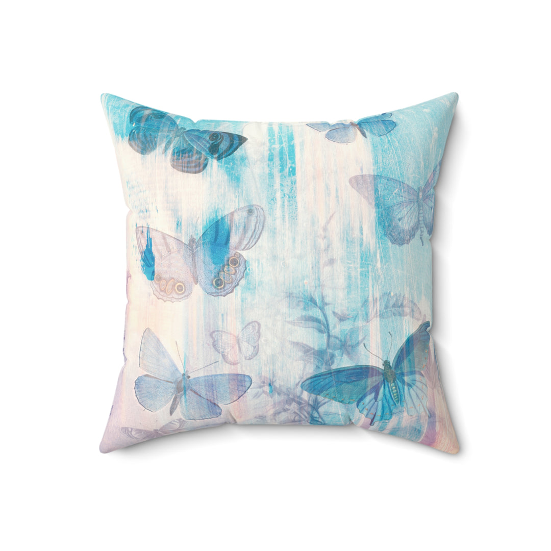 Luxury Faux Suede Pillow - Velvety Soft - Morning Mist