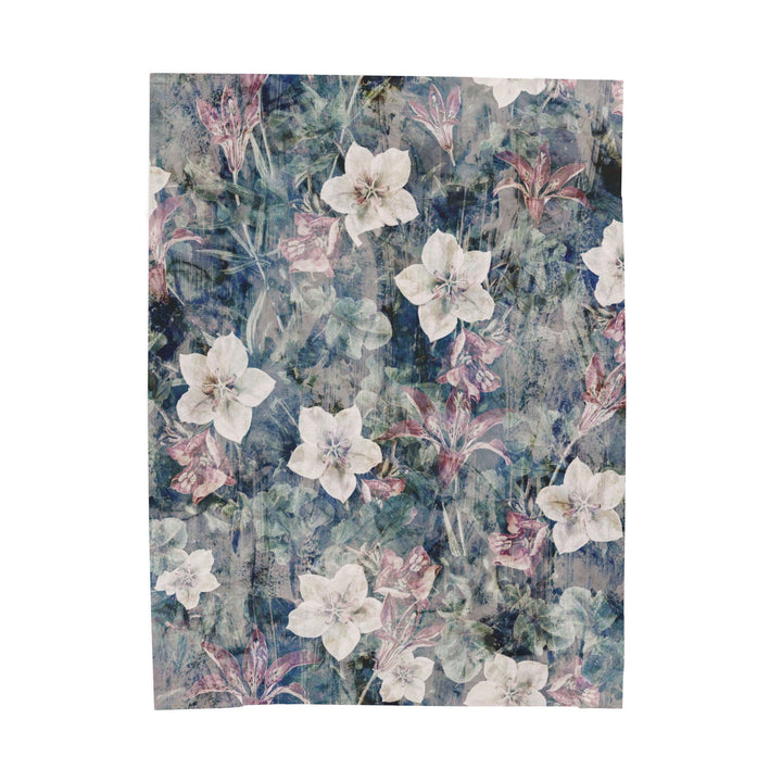 Luxury Velveteen Plush Blanket - Soft Amaryllis- Cozy & Soft