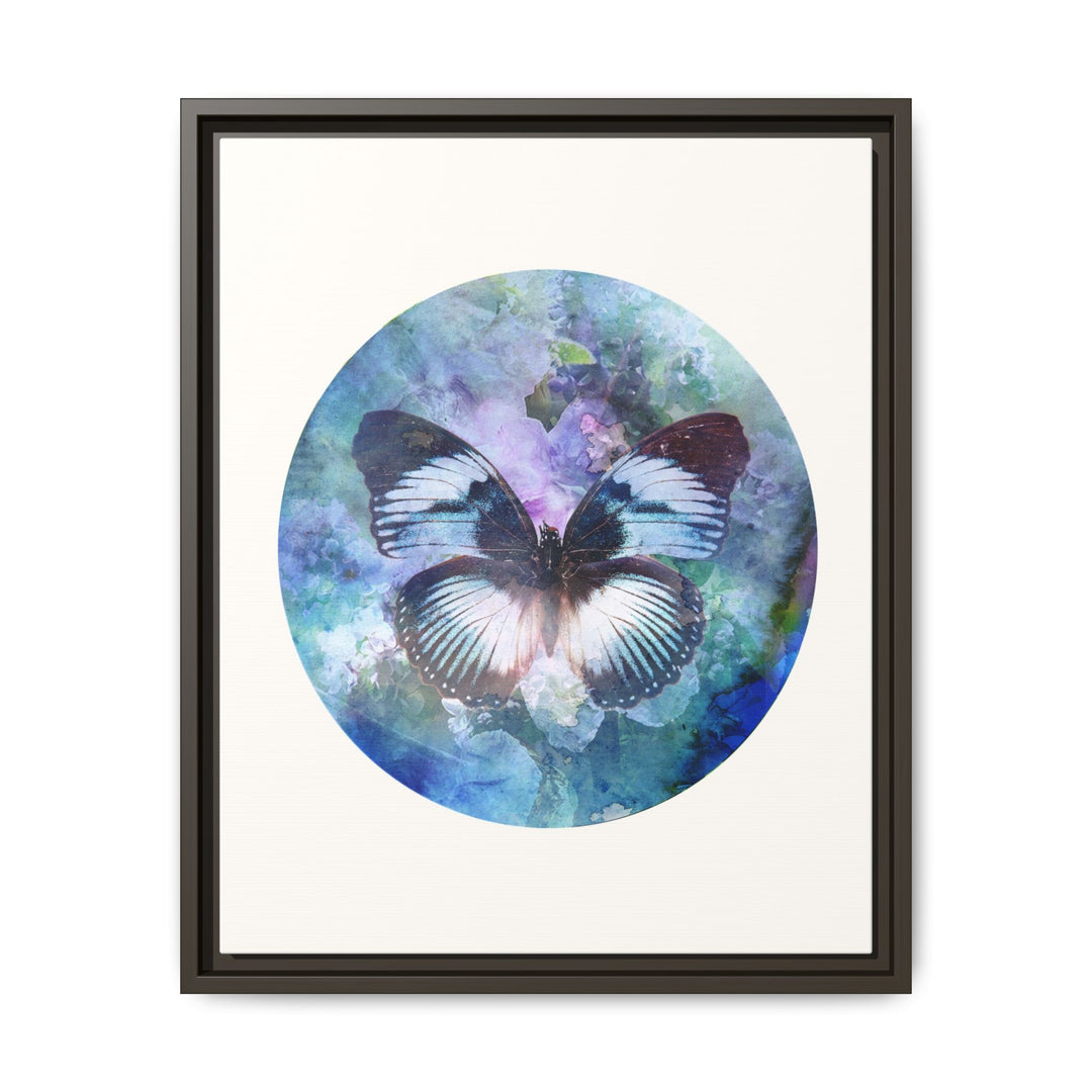 Canvas Wall Art - Sustainably Made Wall Décor - Lilac Butterfly