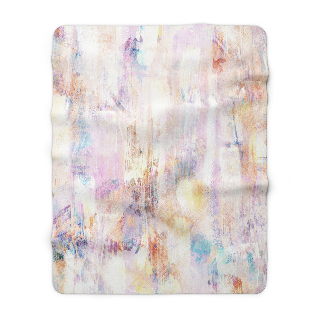 Sherpa Fleece Blanket - Peach Blossom
