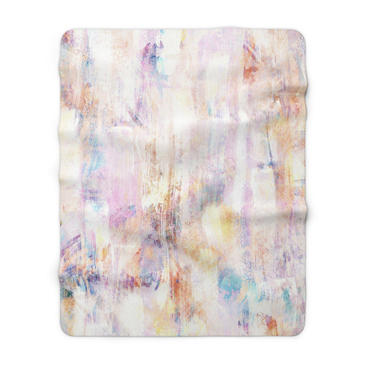 Sherpa Fleece Blanket - Peach Blossom