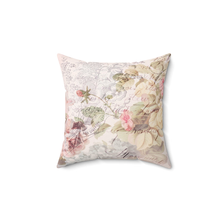Luxury Faux Suede Pillow - Paris