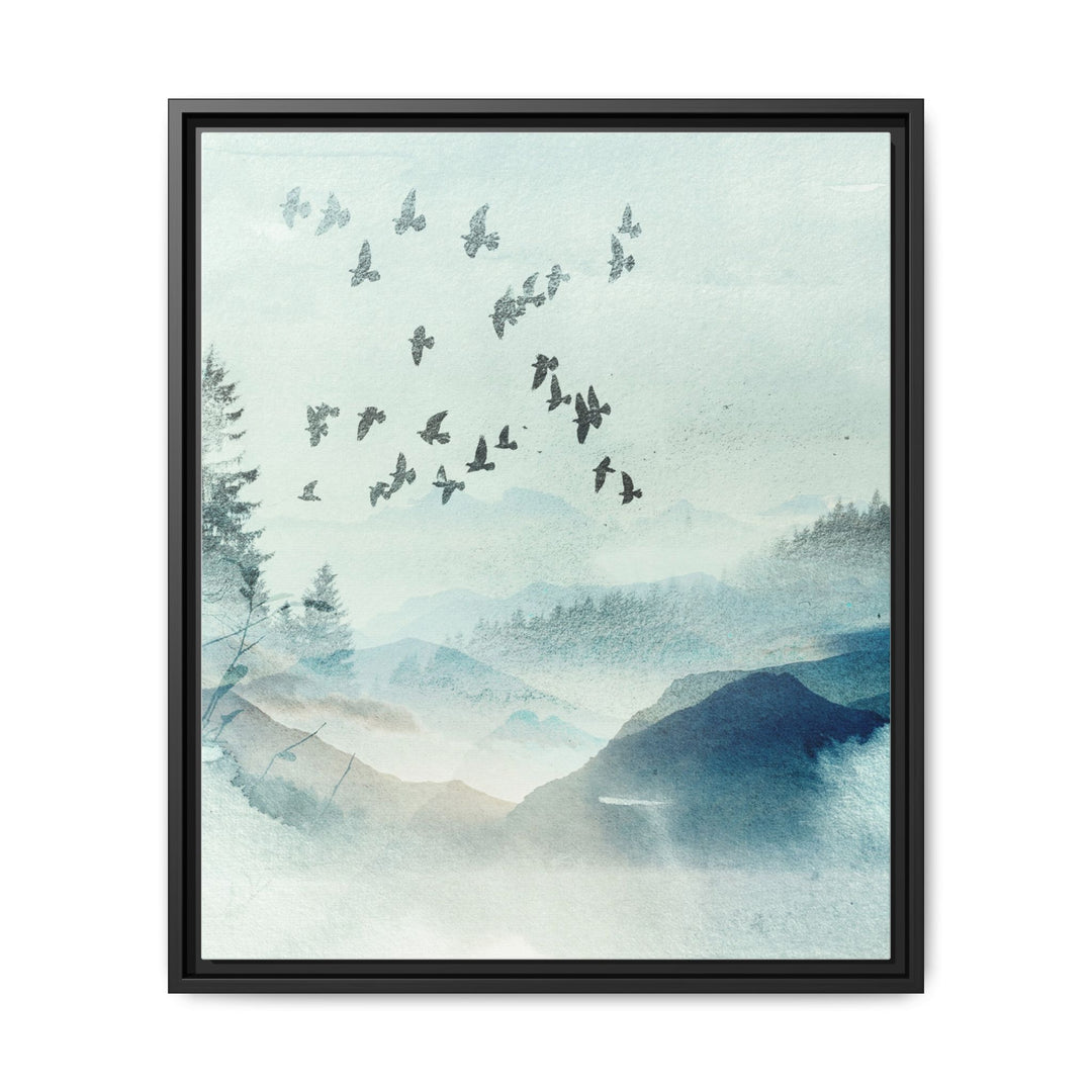 Canvas Wall Art - Sustainably Made Framed Wall Art - Morning Birds