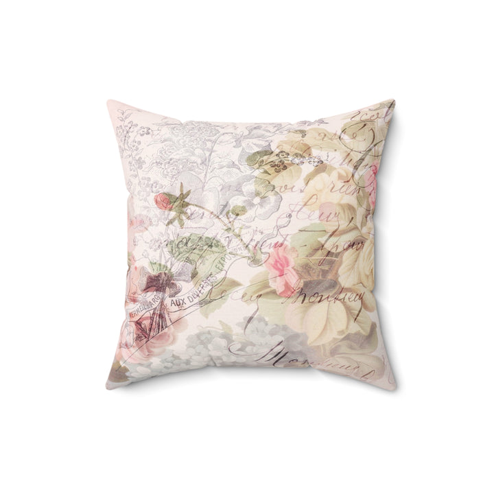 Luxury Faux Suede Pillow - Paris