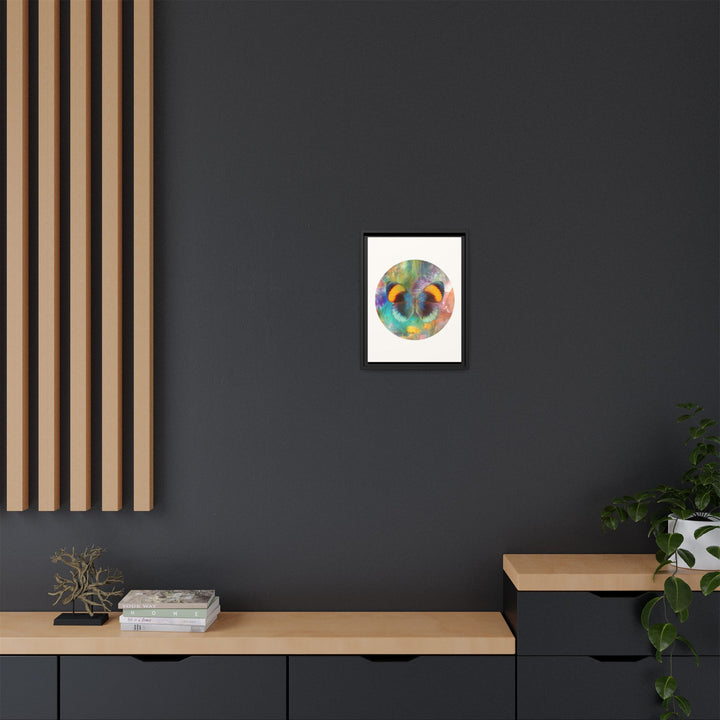 Canvas Wall Art - Sustainably Made Framed Wall Decor - Gold Butterfly