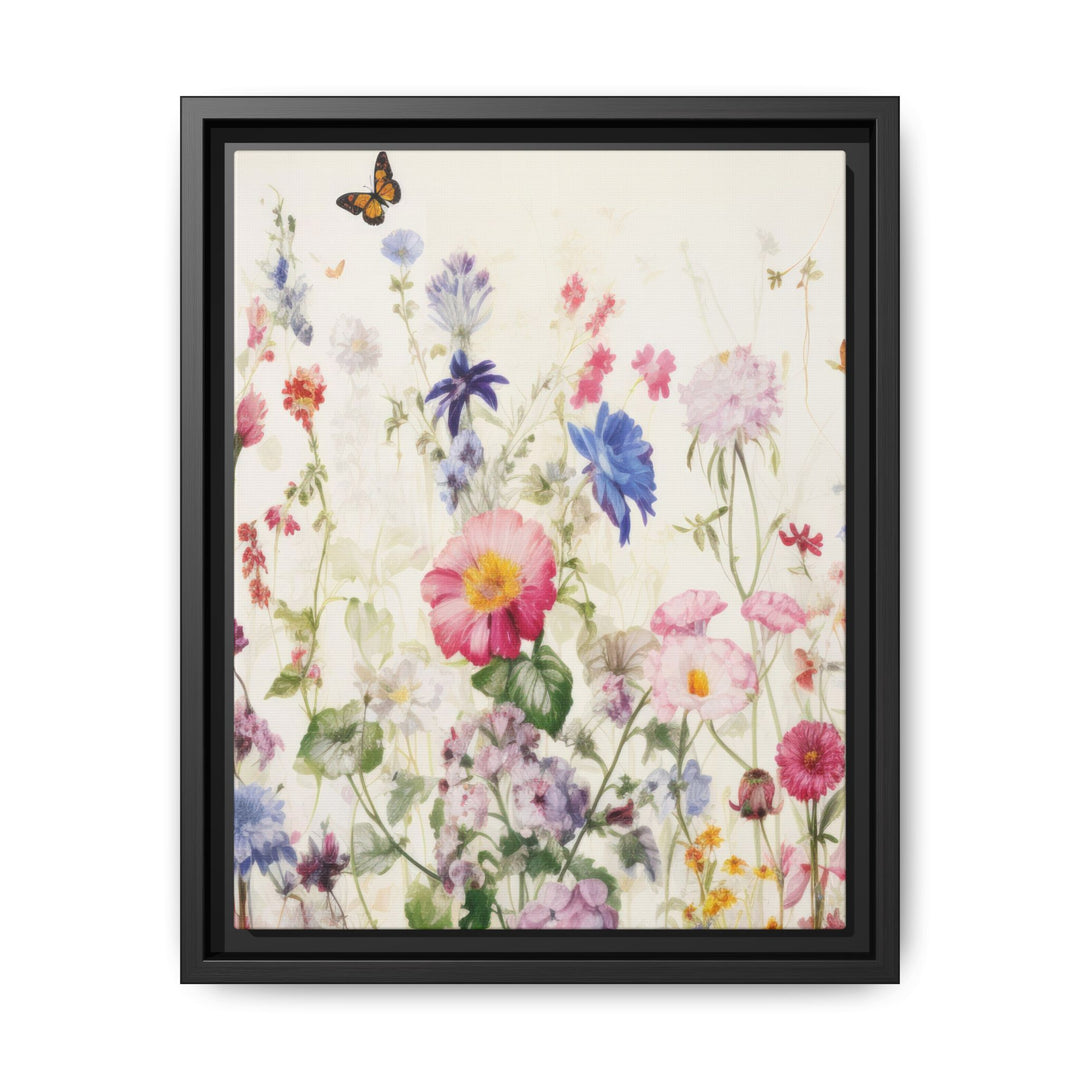 Canvas Wall Art - Sustainably Made Framed Wall Art - Soft Meadow