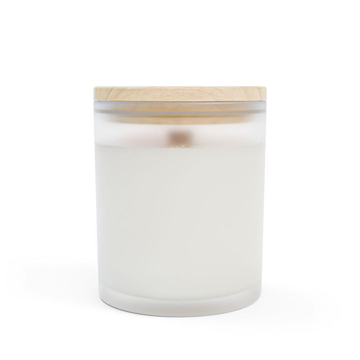Frosted Glass Candle - 11oz - Soy Wax - Japanese Garden