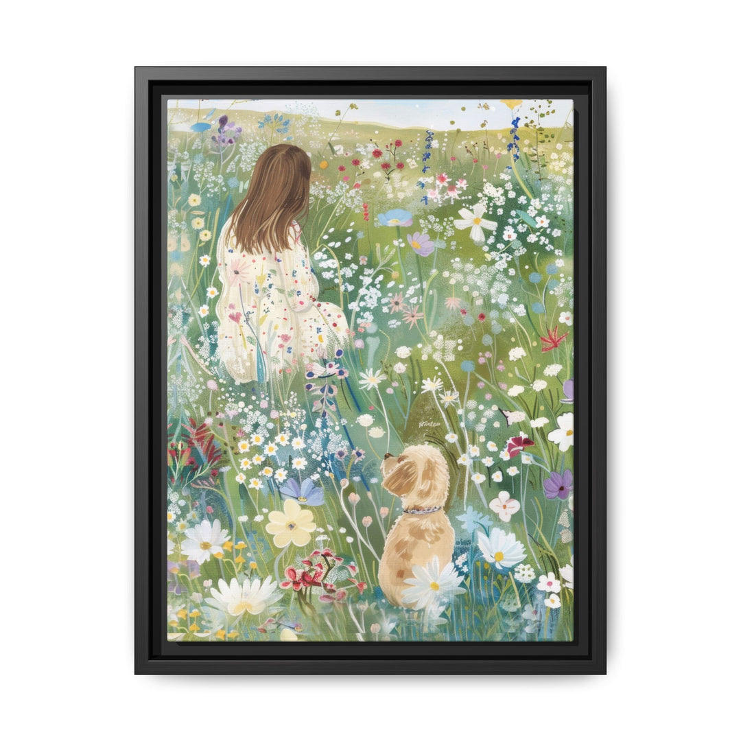 Canvas Wall Art - Sustainably Made Framed Wall Art - In the Meadow