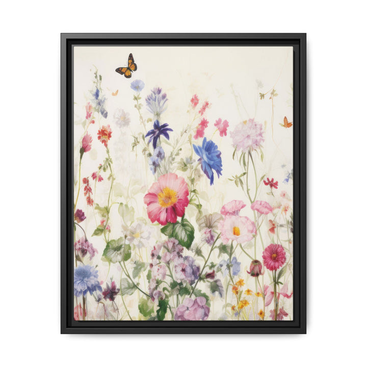 Canvas Wall Art - Sustainably Made Framed Wall Art - Soft Meadow