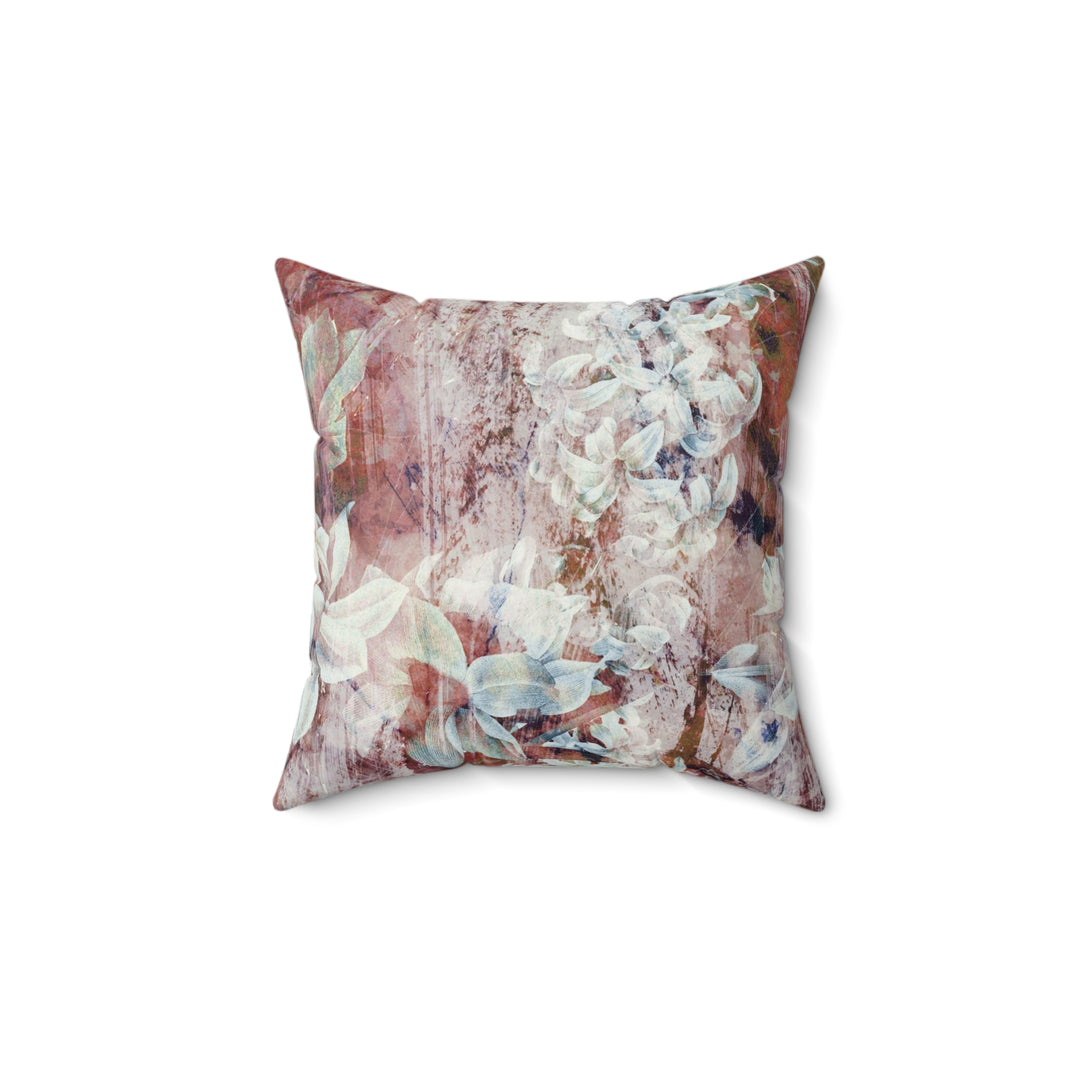 Luxury Faux Suede Pillow - Fall Garden