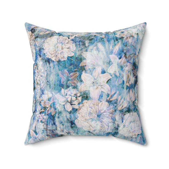Luxury Faux Suede Pillow - Jasmine Evening