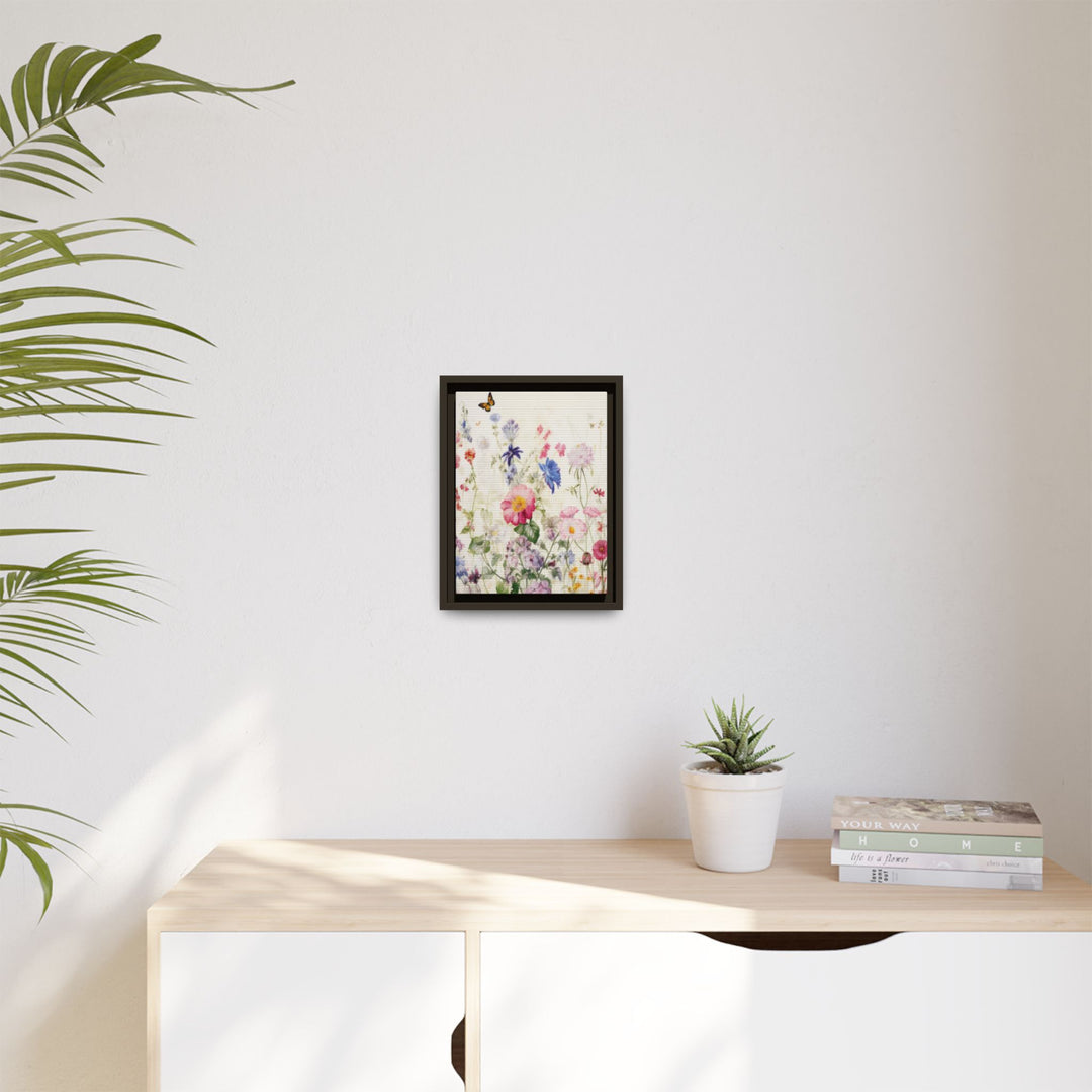 Canvas Wall Art - Sustainably Made Framed Wall Art - Soft Meadow
