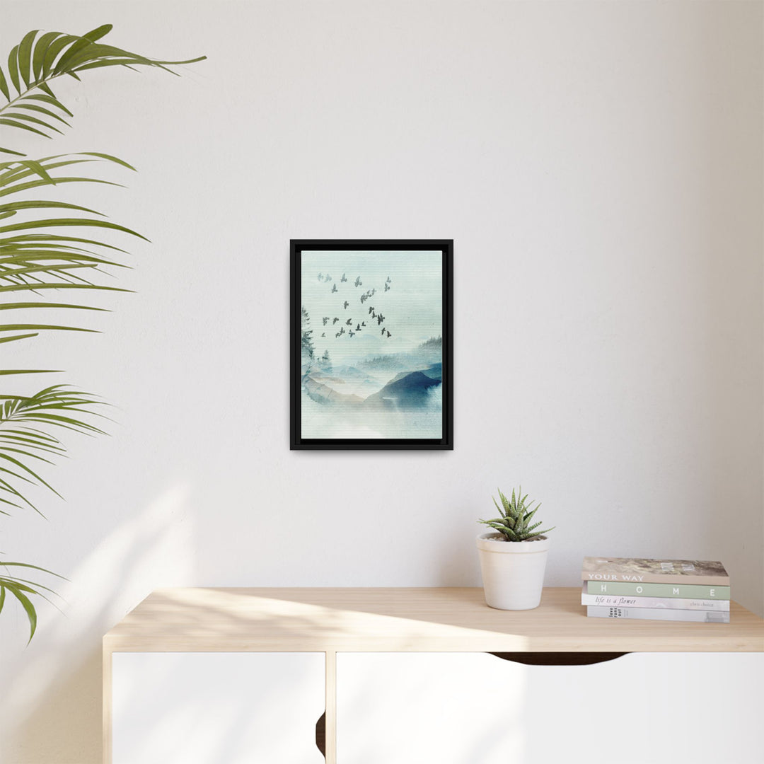 Canvas Wall Art - Sustainably Made Framed Wall Art - Morning Birds