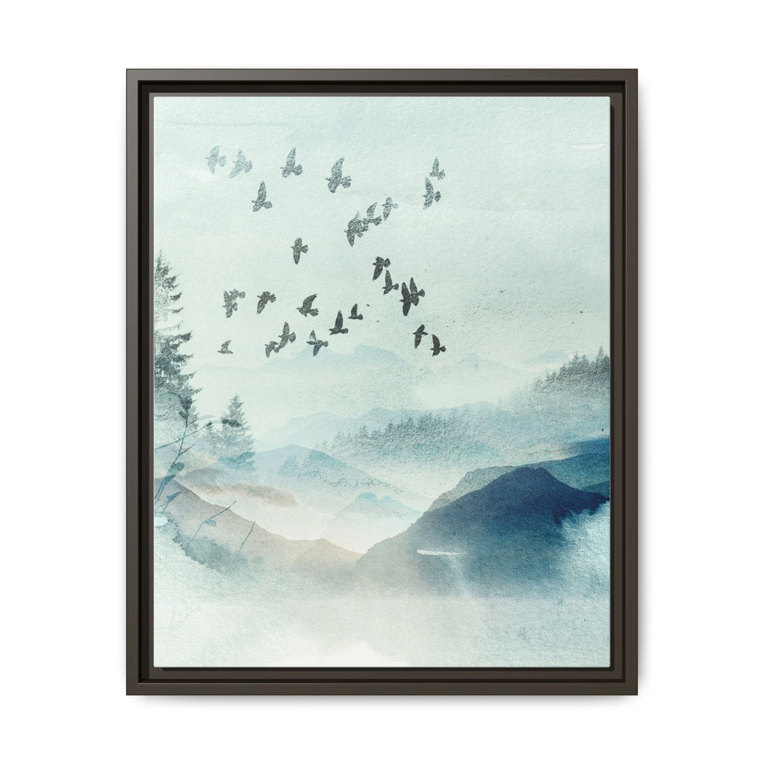 Canvas Wall Art - Sustainably Made Framed Wall Art - Morning Birds