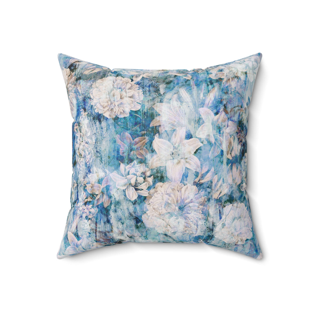 Luxury Faux Suede Pillow - Jasmine Evening