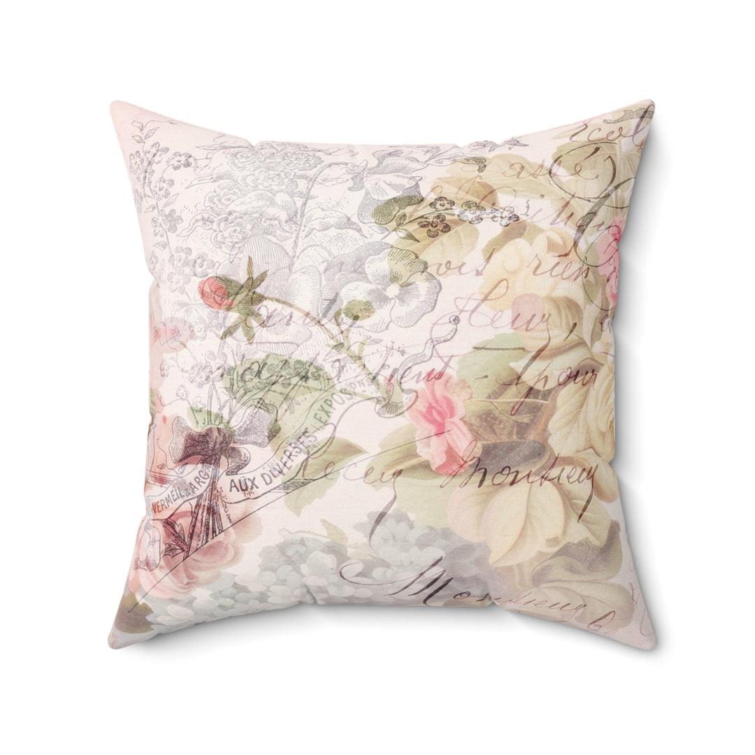 Luxury Faux Suede Pillow - Paris