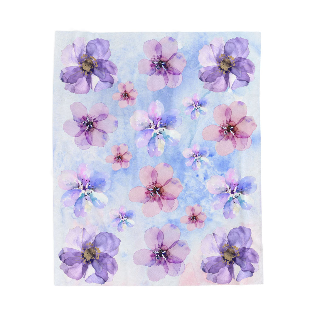 Luxury Velveteen Plush Blanket - Pastel Morning