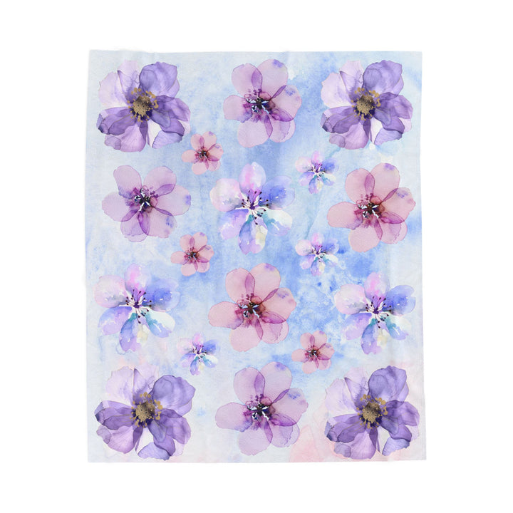 Luxury Velveteen Plush Blanket - Pastel Morning