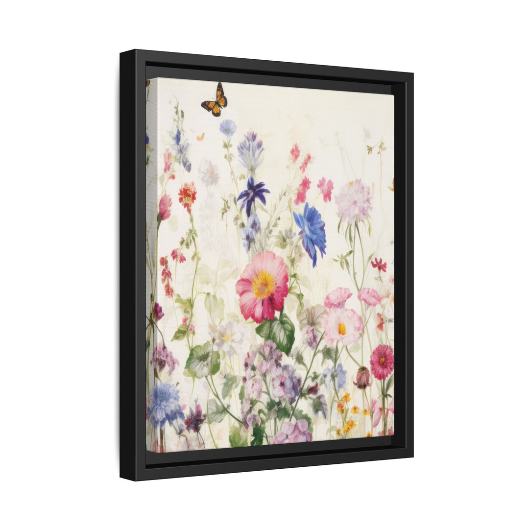 Canvas Wall Art - Sustainably Made Framed Wall Art - Soft Meadow