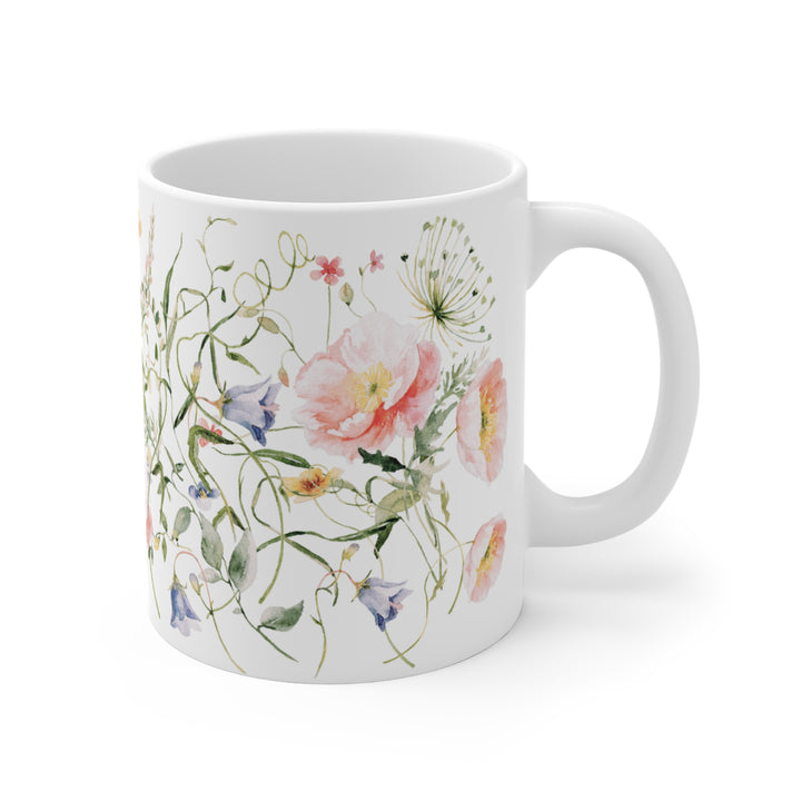 Mug – 11 oz. - Poppies & Bluebells